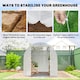 image 7 of Outsunny Large Walk-in Greenhouse Poly Tunnel Galvanised Garden Plants Grow Tent