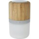 image 4 of Bullet Aurea Bamboo Light Up Bluetooth Speaker - Brown/White - One Size