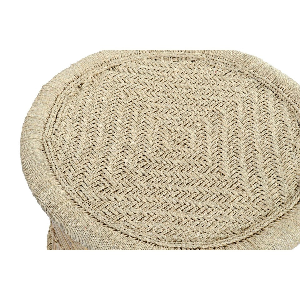 image 1 of Set of 2 tables DKD Home Decor Natural 60 x 60 x 42 cm 62 x 62 x 42 cm 64 x 64 x 42 cm N/A