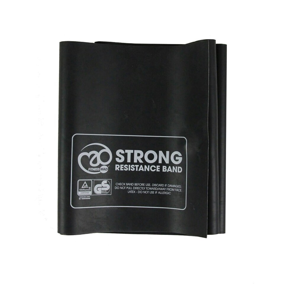 image 1 of Fitness Mad Resistance Band Set - Black - Strong