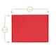 image 3 of Nicola Spring Cotton Fabric Placemats - Red - Pack of 6 | Red | Red