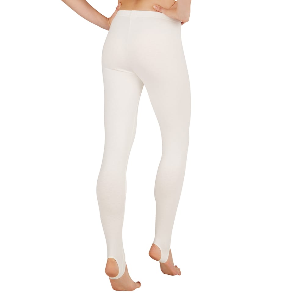 image 1 of Women's Stirrup Leggings | White | white | 2XL | 1