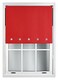 image 2 of FURNISHED Blackout Roller Blinds with Round Eyelets Cut to Size Easy Fit Window Shade | Red | Red | (W) 90cm x (L) 210cm