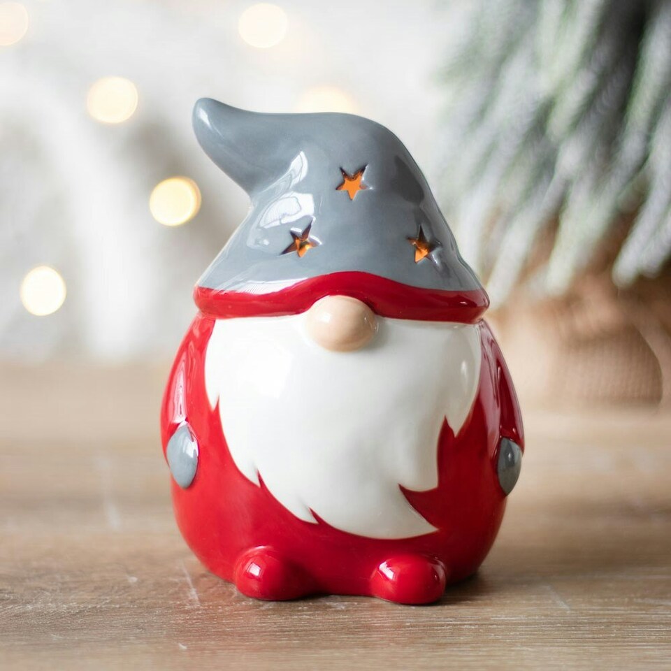 image 1 of Ceramic Gonk Tealight Holder