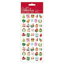 Foil Stickers - Create Christmas - Advent Numbers