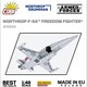 image 7 of Northrop F-5E Freedom Fighter brick plane model - COBI 5858 - 335 bricks