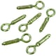 image 6 of 8mm Close Hook Anchor Eye Bolt Rawl Expansion Bolts Shield Wall 36 Pack