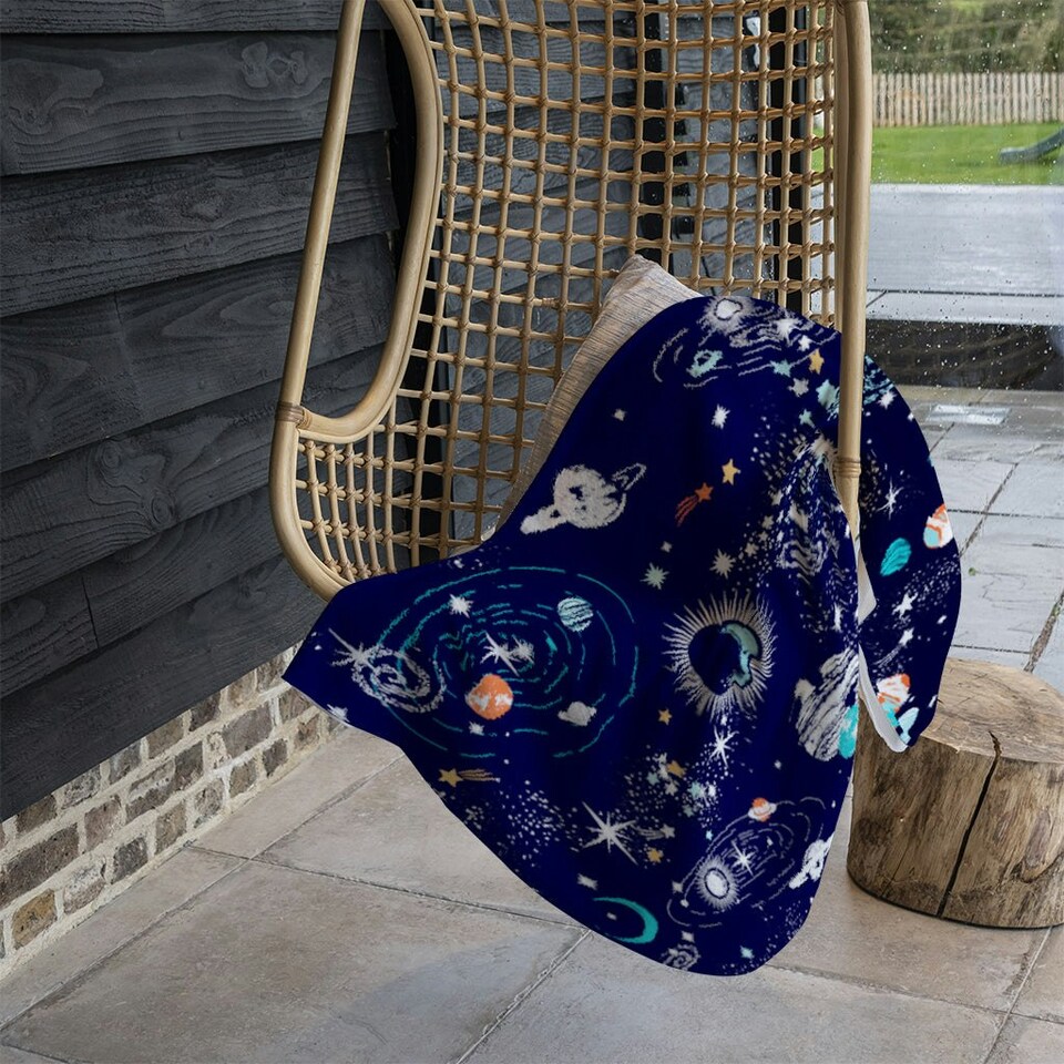 image 1 of Space Galaxy constellation (Blanket)