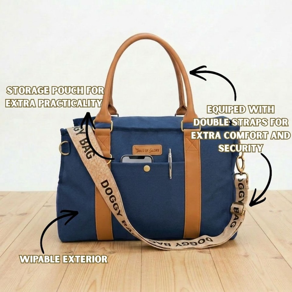 image 1 of Tails of Glory Jane Bag Blue