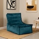 image 3 of Dolce Large Beanbag Lounger Velvet Teal 3-Pack