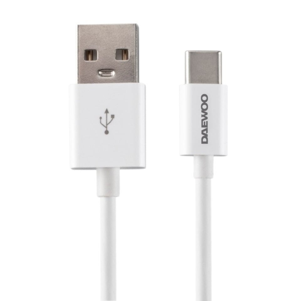 image 1 of Daewoo USB A To C Cable - White - 3m