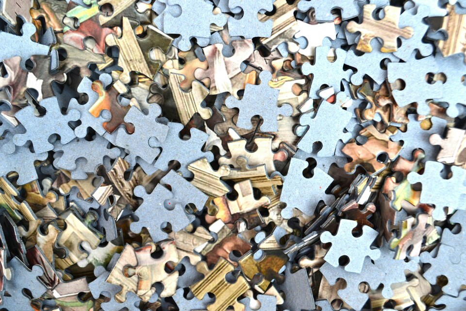 image 1 of Sistine Chapel ceiling by Michelangelo 500 Piece Jigsaw Puzzle