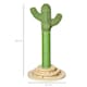 image 7 of PawHut Cactus Cat Tree, 60cm Sisal Scratching Post for Indoor Cats, Green