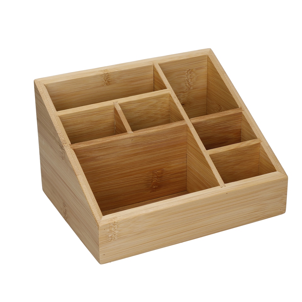 image 1 of Copco Bamboo Desk and Stationery Organiser