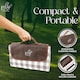 image 4 of Pelle & Sol Brown Picnic Blanket Waterproof 200x140cm