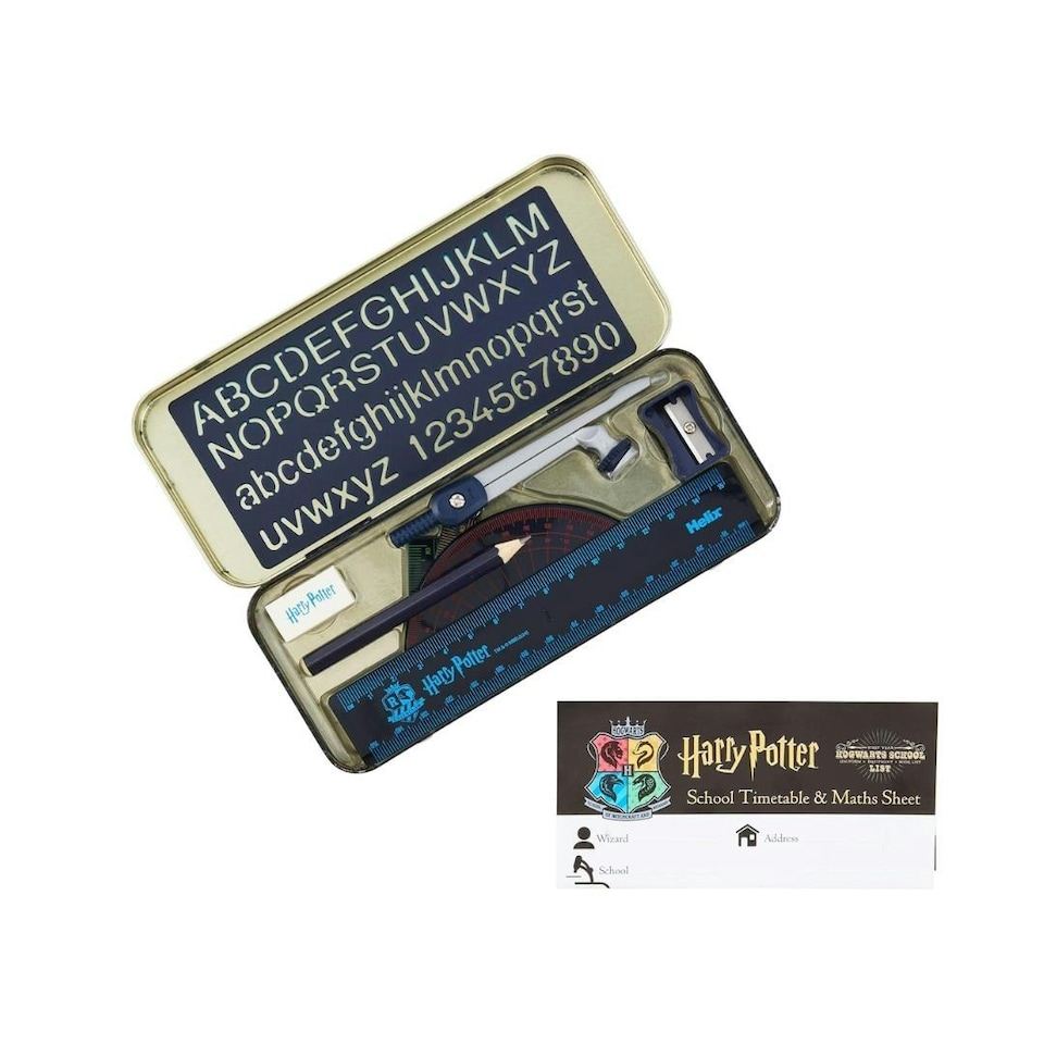 image 1 of Harry Potter Stationery Set by Helix includes Geometry Set | Multi