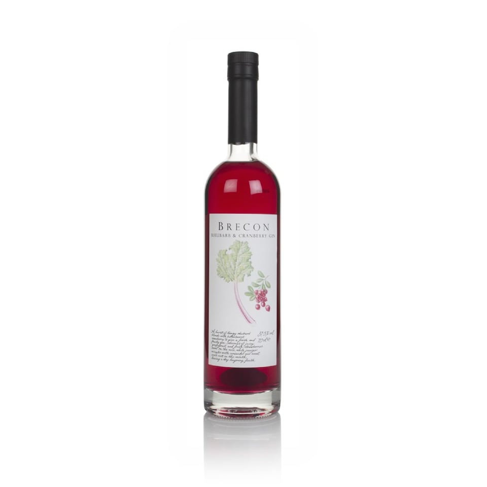 image 1 of Brecon Rhubarb  Cranberry Gin | Clear