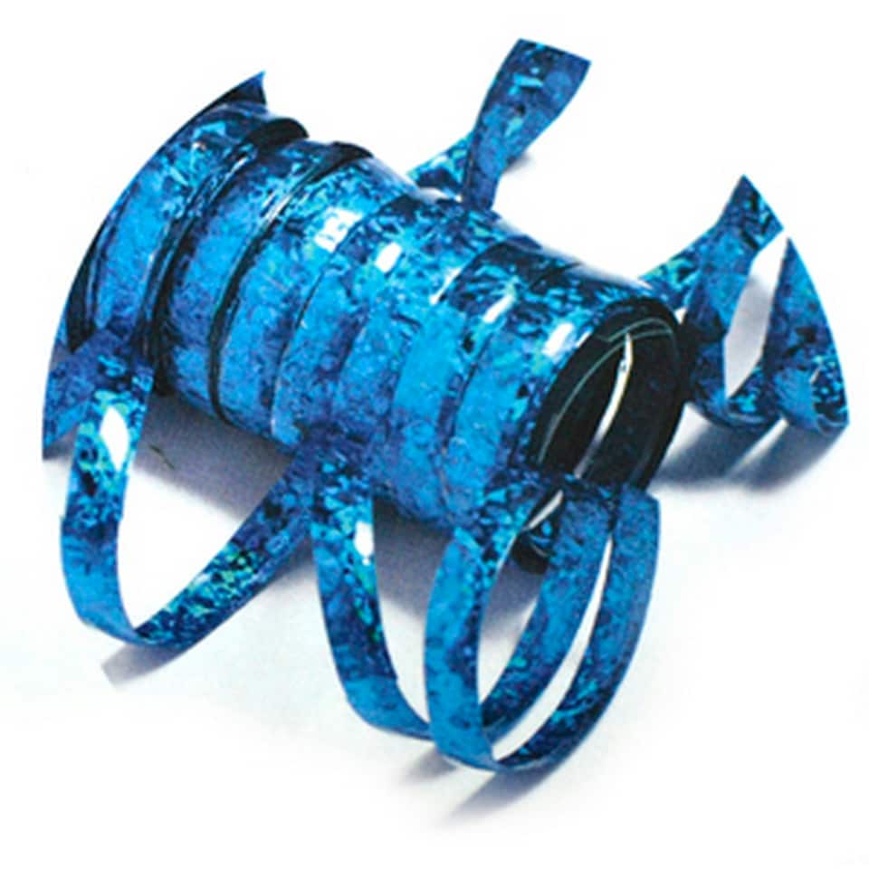 Creative Party Holographic Streamers - Powder Blue - One Size