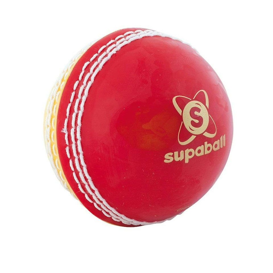 Readers Childrens/Kids Supaball Cricket Ball - Red/Yellow - One Size
