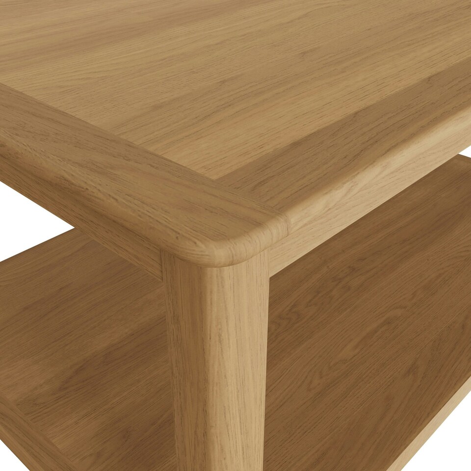 image 1 of Taberno Oak Coffee Table Natural Oak Orange