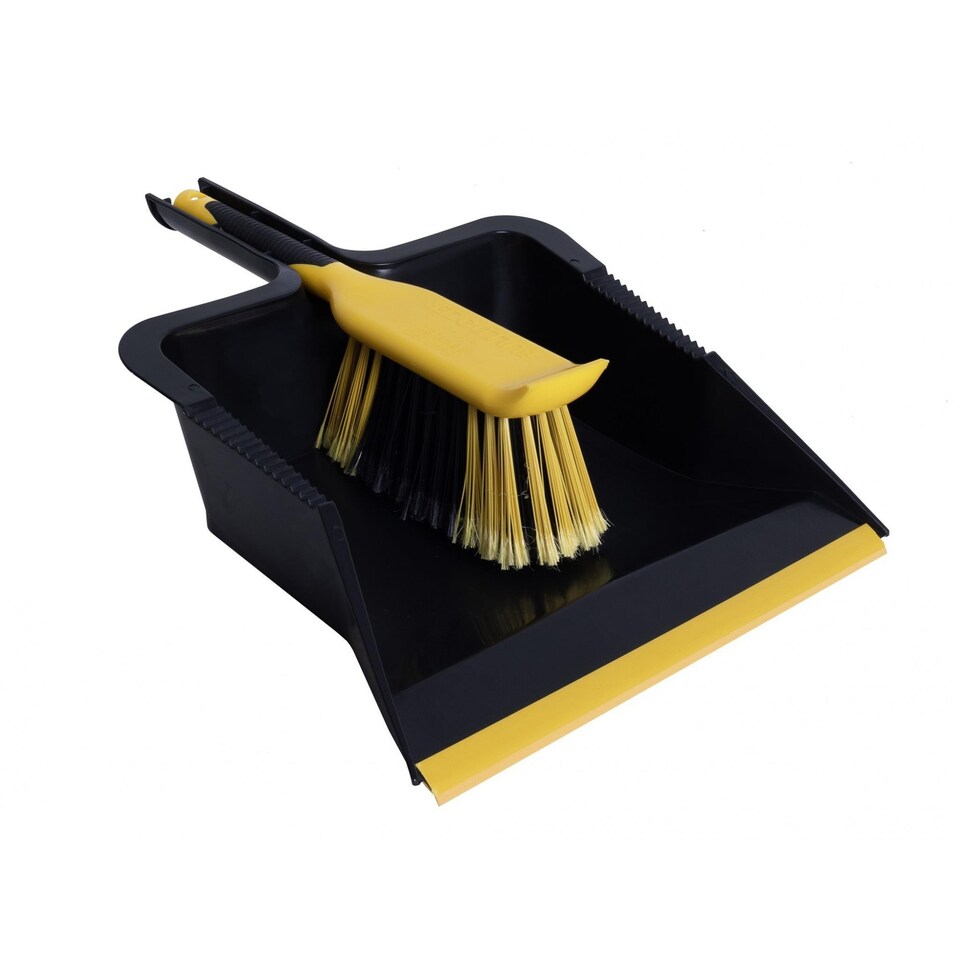 image 1 of Bulldozer Heavy-duty Dustpan And Brush Set | Multi | Multi Colour | One Size | 1
