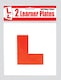 image 3 of Self Cling L Plates 2 Learner Plates