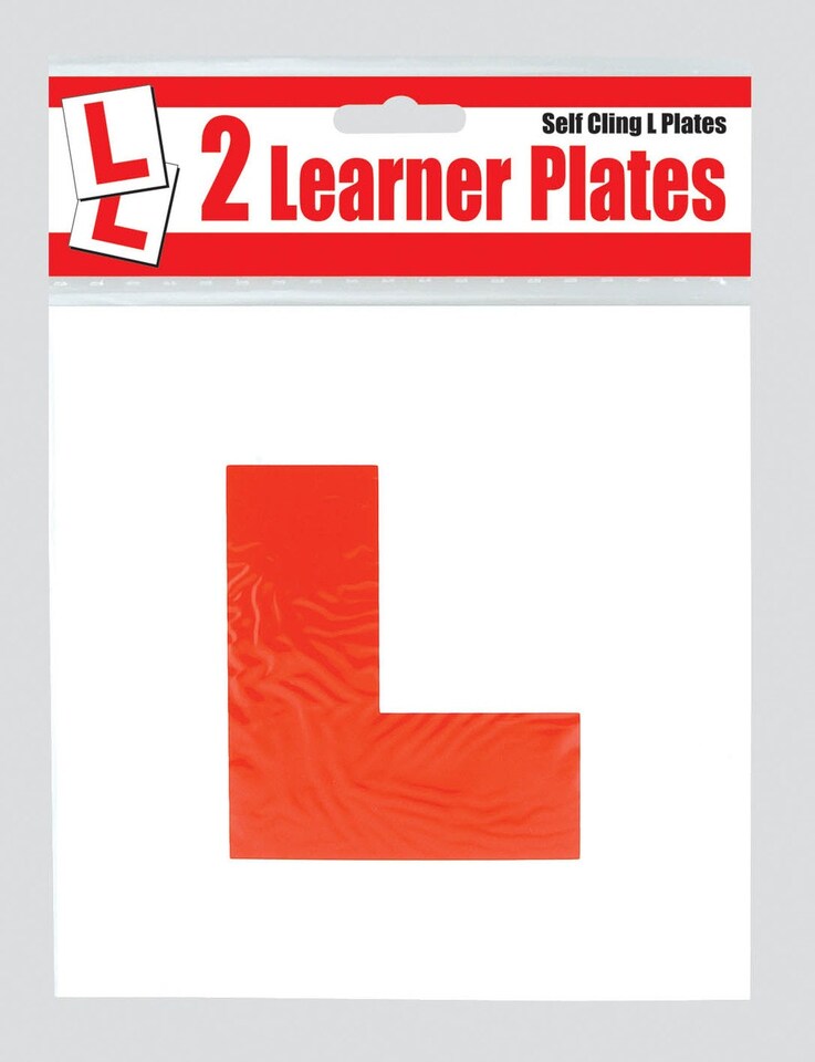 image 1 of Self Cling L Plates 2 Learner Plates