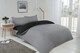 image 8 of Brights Reversible Duvet King Bed BlackGrey