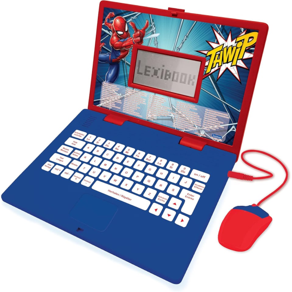 image 1 of Lexibook JC598SPI1 Spider-Man Bilingual Educational Laptop with 124 Activities