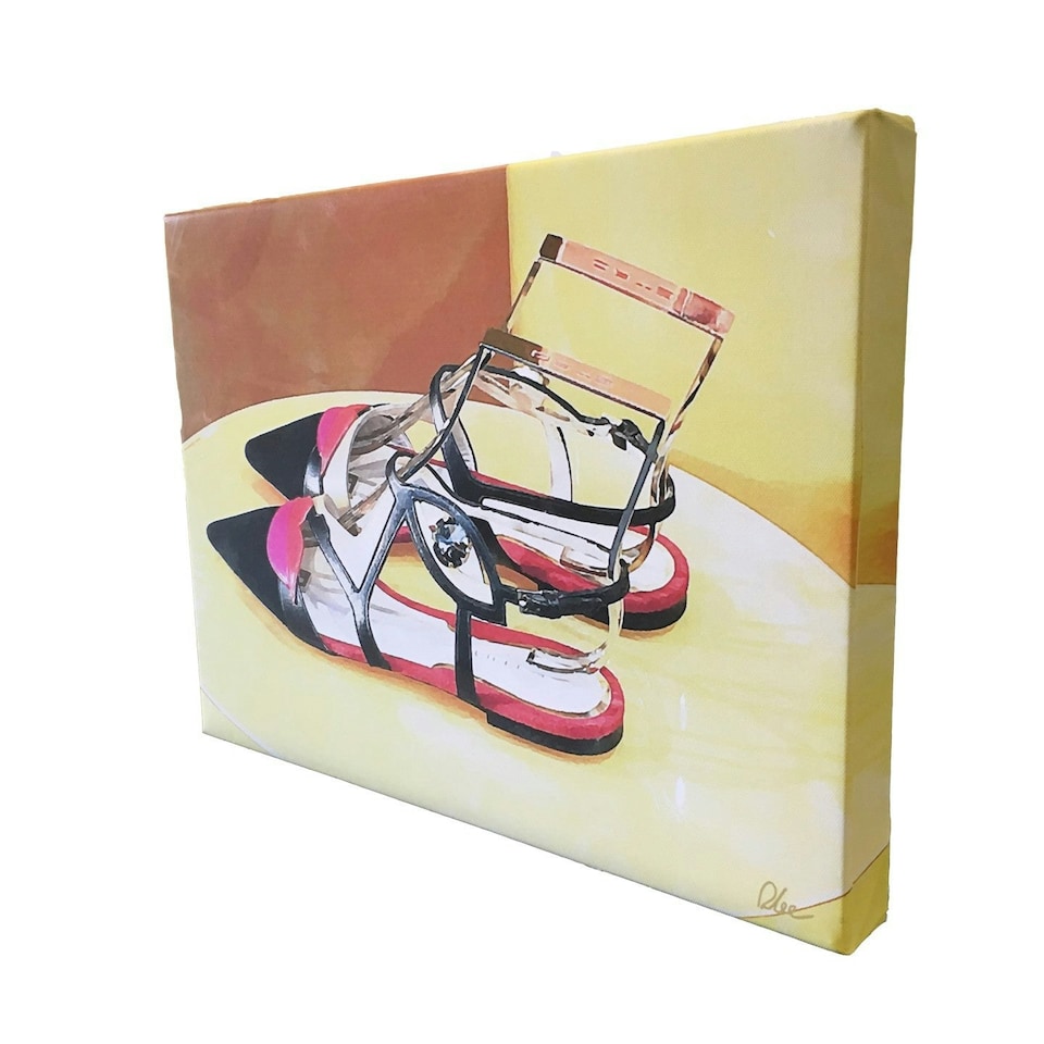 image 1 of Pointy Shoes (Canvas Print) 24" x 16"