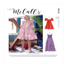 McCall's 8108 Paper Sewing Pattern – Women’s Dress, Size F5 (16–18–20–22–24), Easy