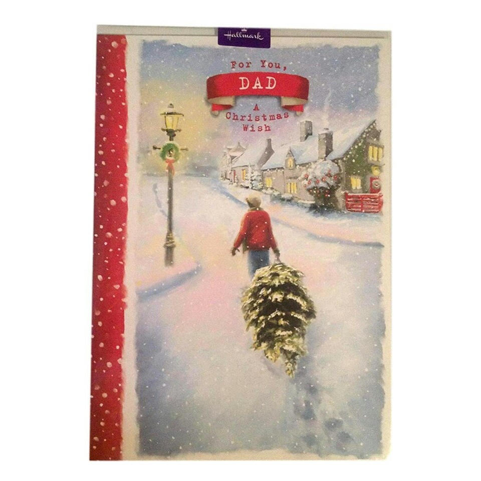 image 1 of For You, Dad a Christmas Wish Greeting Card....
