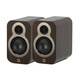 image 2 of Q Acoustics 3030c Bookshelf Speakers - Walnut