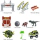 image 3 of Dino World Flexible Slot Car Race Track Set – 144-Piece Dinosaur Track Playset with Battery-Operated Car, Light-Up Features, Bridges & Accessories
