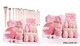 image 6 of Pink 40pc Makeup Kit - Complete Set with Soft Brushes Beauty Blender & More | Pink | 40