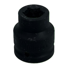 3/4" Drive 19mm Shallow Metric MM Impact Impacted Socket 6 Sided Single Hex
