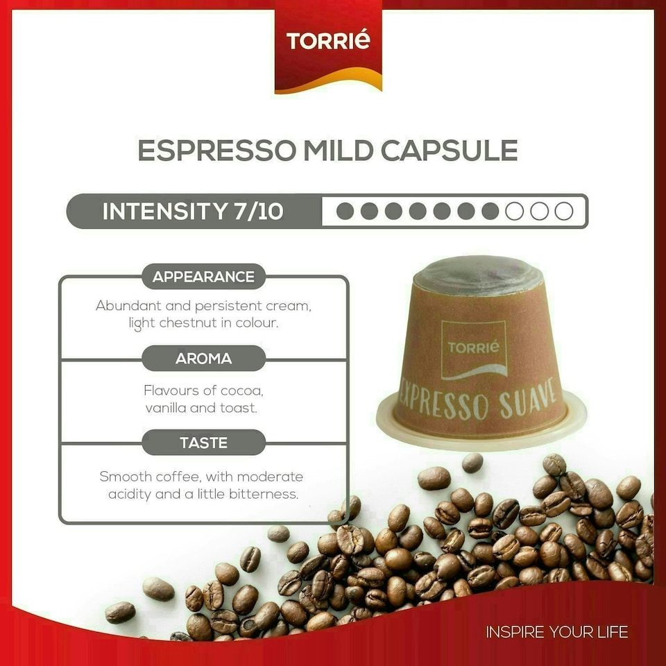 image 1 of Home Compostable - Mild Taste Nespresso ® Compatible Biodegradable Coffee Capsules (120 Pods)
