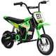 image 1 of AIYAPLAY Kids Electric Motorbike, 24V Battery Powered Dirt Bike with 250W Motor, 6-16km/h, 7AH Batteries, 12" Inflatable Tires and Rear Suspension, Ride On Motorcycle for 8-12 Years Old | Green
