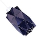 image 4 of Modern Midnight Blue Metal Pendant Shade with Diamond Shaped Cut Outs | Blue