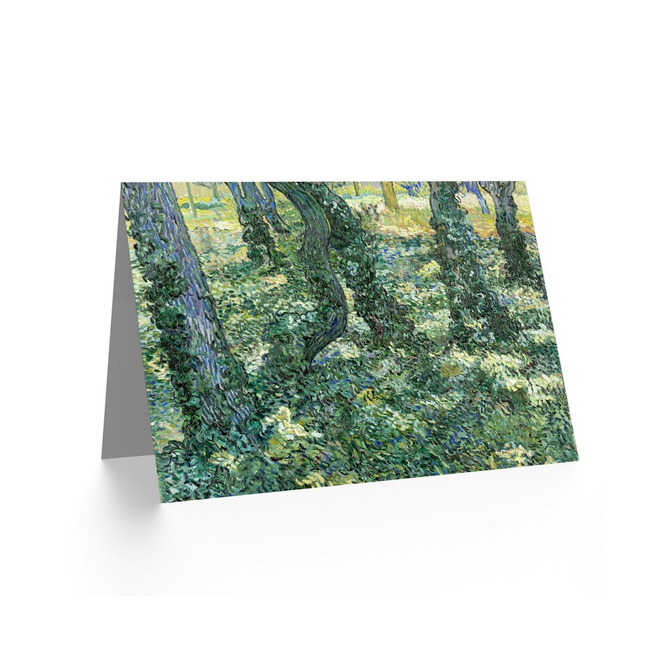 image 1 of Van Gogh Undergrowth Blank Art Card