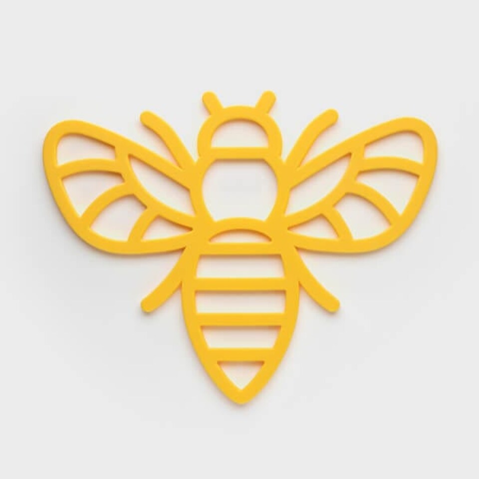 image 1 of Taylor's Eye Witness Silicone Honey Bee Trivet