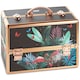 image 1 of BTFY Jungle Print Make Up Case Cosmetic Organiser with Lock | Multi