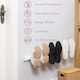 image 4 of HOMCOM Wall Mounted Electric Shoe Dryer Shoe Warmers for Boots 2 Pairs White