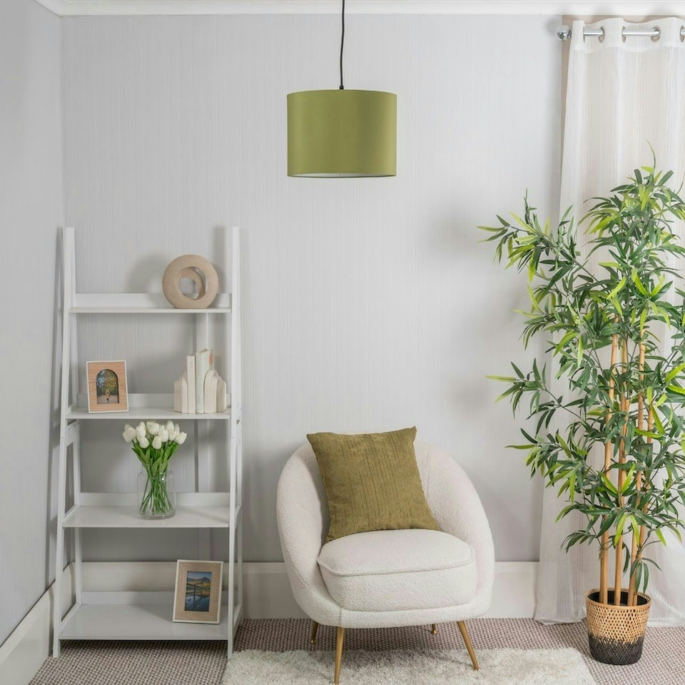 image 1 of ValueLights Torbery Set of 3 Olive Nesting Ceiling Light Shades