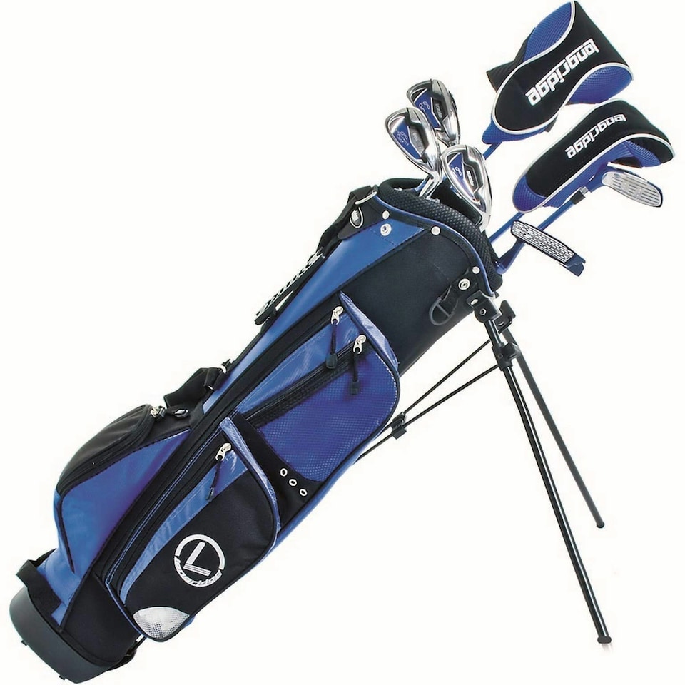 Longridge Boys Challenger Tour Package Age 13+ 7 Clubs - Black/Blue - Golf - Longridge - JUP13GR - Black/Blue - Golf - Longridge - JUP13GR