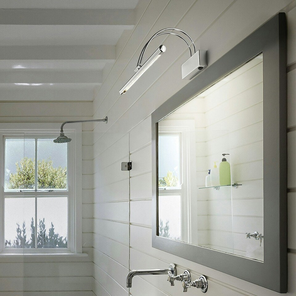 image 1 of Bow  LED Medium Picture Wall Light Chrome