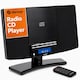 image 1 of Denver MC-5220 CD Player For Home HiFi System - CD Player With Speakers & Radio - Mains Power, Clock Radio, Remote Control, Desktop Stand/Wall Mounted CD Player