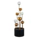 image 1 of Golden Orb Cascading Tiered Garden Water Feature with LED Lights 120cm