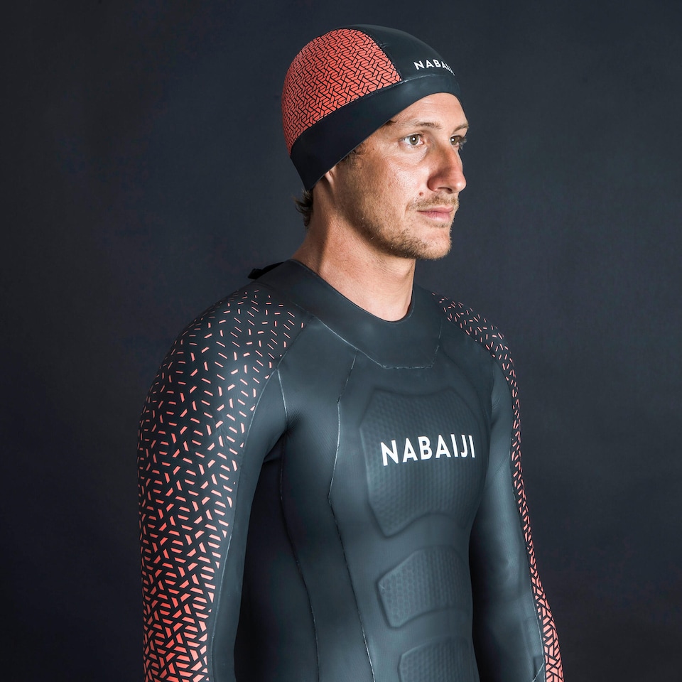 image 1 of Decathlon Open Water Swimming Neoprene Swim Cap OWS