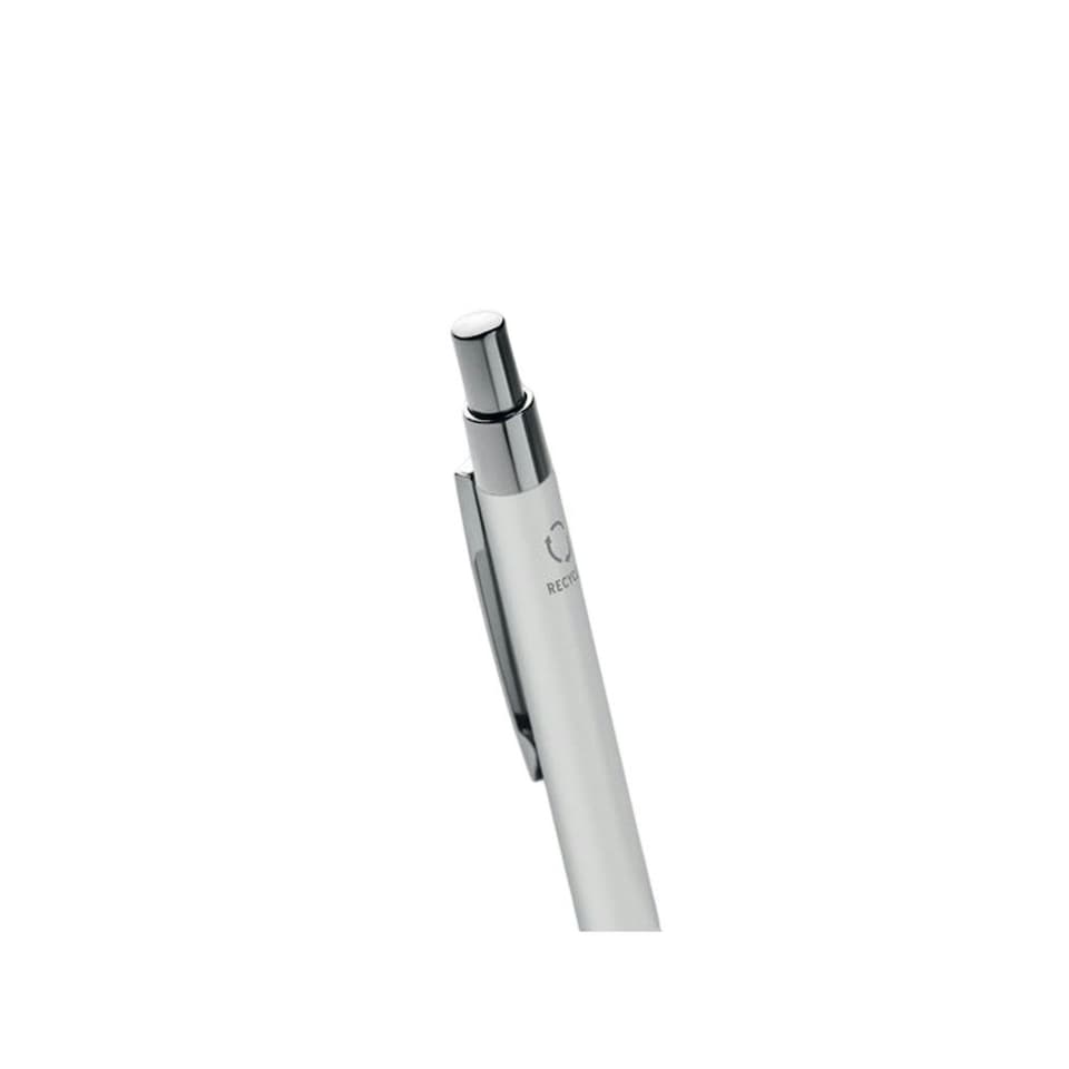 image 1 of MidOcean Dana Recycled Aluminium Ballpoint Pen - White - 14mm x 0.8mm